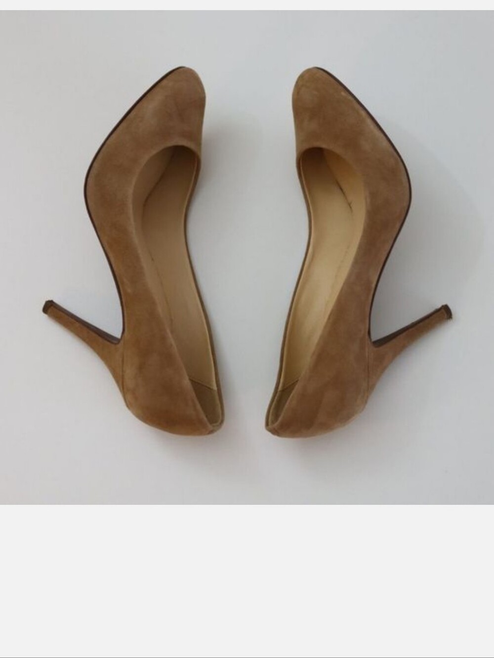 Classic Women's Suede High Heel Pump in Brown - Picture 4 of 12